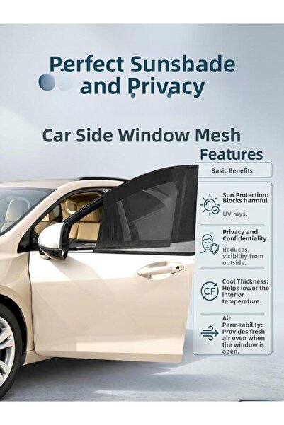 Ankaflex Car Window Fly Screens for Camping Protecting from Bugs Uv Rays