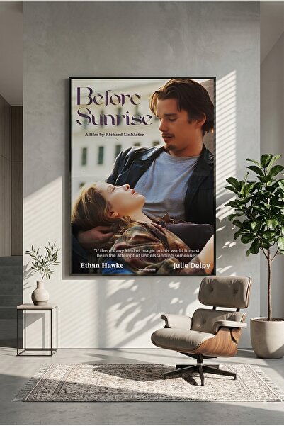 postercraft Poster de masă din lemn „Înainte de răsărit” (fără ramă)