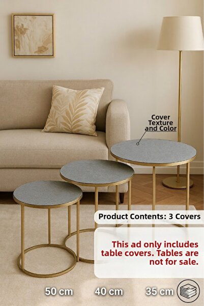 Rona Home Σετ 3 τεμαχίων καλύμματος τραπεζιού Zigon (ΔΕΝ ΠΕΡΙΛΑΜΒΑΝΕΤΑΙ ΤΟ ΤΡ...