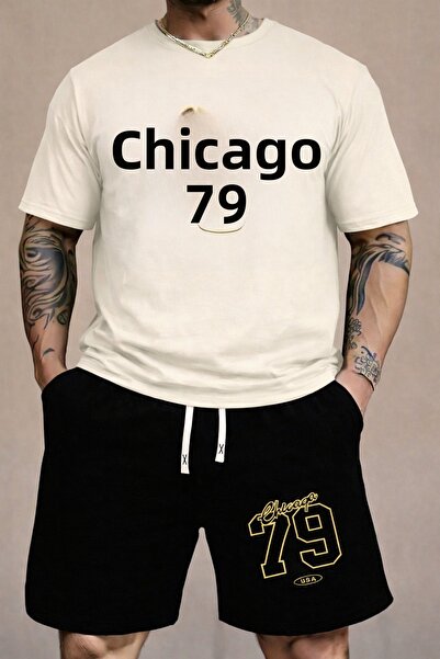 DAXİS Sportwear Company Ανδρικό σετ 2 τεμαχίων: Σορτς και μπλουζάκι