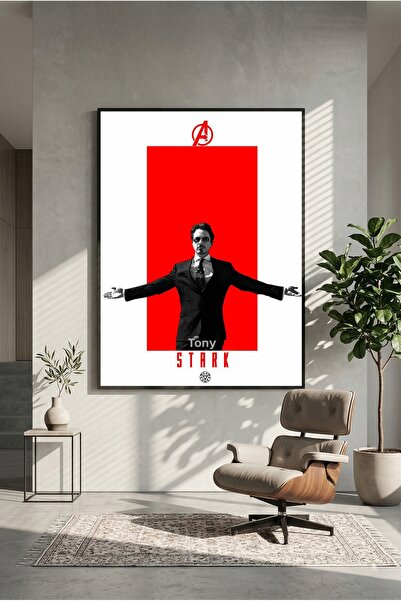 postercraft Αφίσα Τέχνης με Μοντέρνο Πάνελ Ζωγραφικής Τόνι Σταρκ