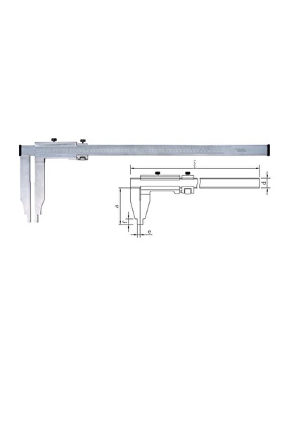 Asimeto Long Jaw Mechanical Caliper 1000mm As-311406