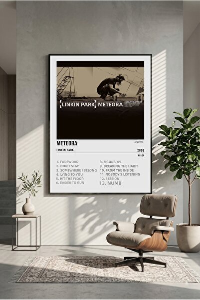 postercraft Poster cu pictură pe panou modernă, design album Linkin Park Meteora