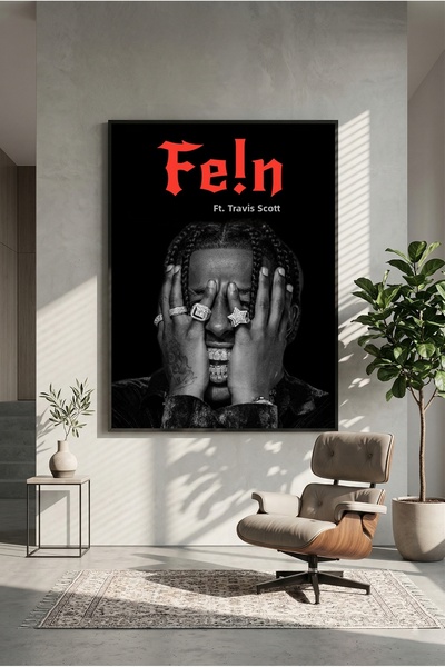 postercraft Travis Scott Fein Poster Modern Panou Tablou