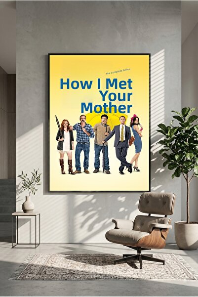 postercraft Poster din lemn pentru serialul How i Met Your Mother (fără ramă)