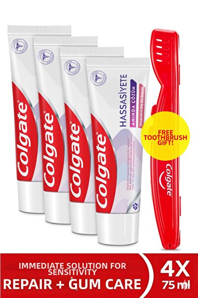 Colgate Hassasiyete Pro Solution Repair and Prevention Toothpaste 75 ml X 4 P...