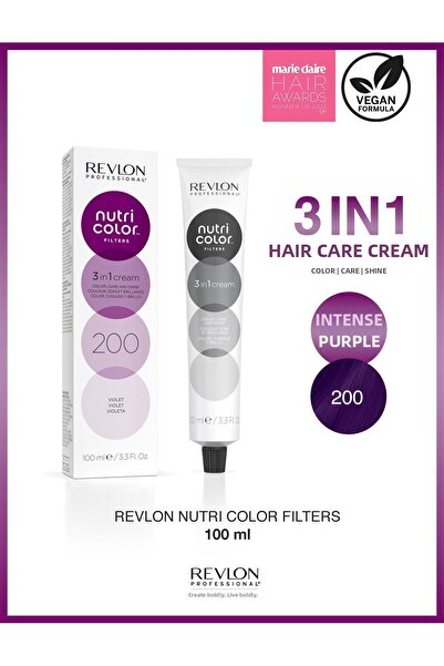 Revlon Professional نيوتري كولور فلترز 200 فيوليت – قناع للشعر يعطي درجات الل...