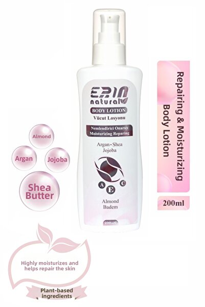 Erin Natural 200 ml Moisturizing and Repairing Body Lotion