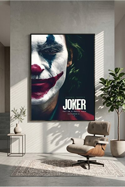 postercraft Poster din lemn cu Joker Joaquin Phoenix (fără ramă)