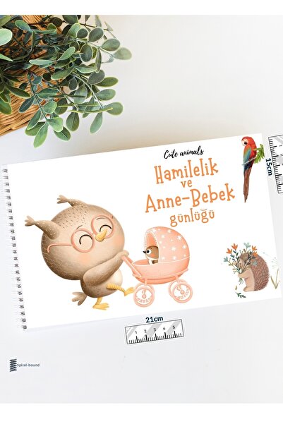 Lodos Βιβλίο Μνήμης (Ημερολόγιο Μνήμης με Χαριτωμένα Ζώα για την Εγκυμοσύνη κ...