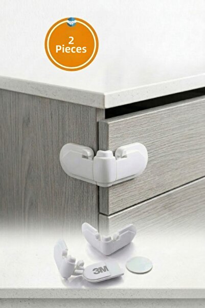 Miningaa Αυτοκόλλητο 2 τεμάχια χωρίς σήμανση Παιδικό ντουλάπι Γωνιακό άκρο Ασ...