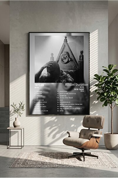 postercraft Poster cu design modern pentru albumul Motive TAYCAN, pictură pe ...