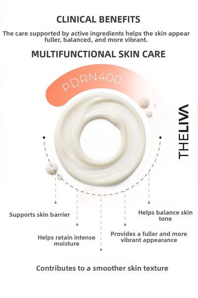 The Liva Pdrn Brightening Moisturizing Facial Blemish Cream, Anti-Aging and Anti-Wrinkle, Salmon Dna 30ml
