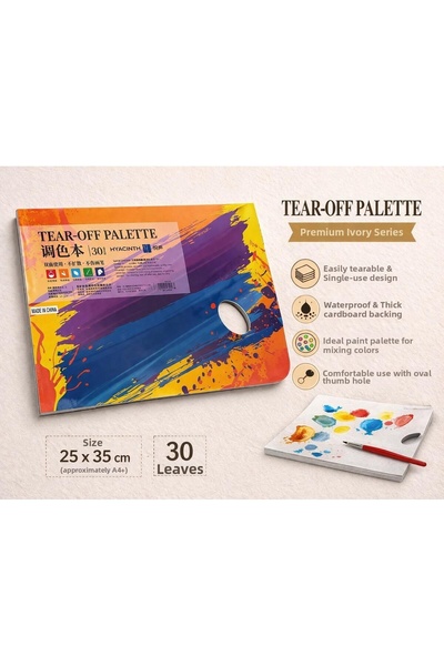 Artdesign Paper Pallet 25X35 cm 30 Sheets Thick Cardboard Waterproof