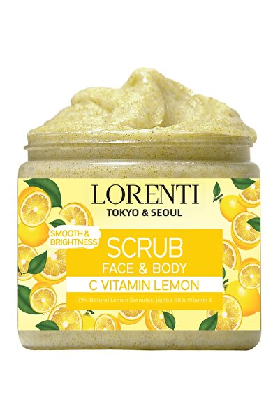LORENTİ مستخلص الليمون لتفتيح وتقشير الوجه والجسم 500 مل
