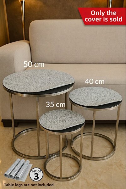 Rona Home Κάλυμμα τραπεζιού σαλονιού Μοντέρνο κάλυμμα τραπεζιού σαλονιού 3 τε...