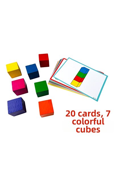 Loyameri Kidsshop مكعبات ملونة، مواد تعليمية، تمارين تعليمية للمهارات الحركية...