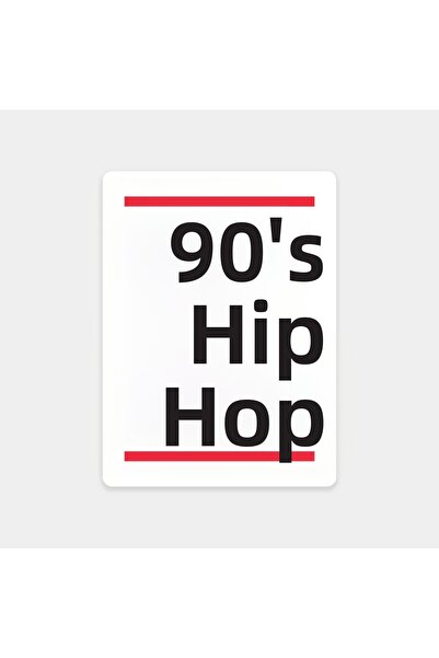 The Sticker Story. ملصق الهيب هوب من التسعينيات