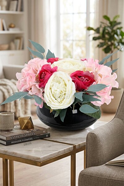 Yapay Çiçek Deposu Επιτραπέζιο λουλούδι για αρραβώνα σε γαμήλιο χώρο σε γλάστρα