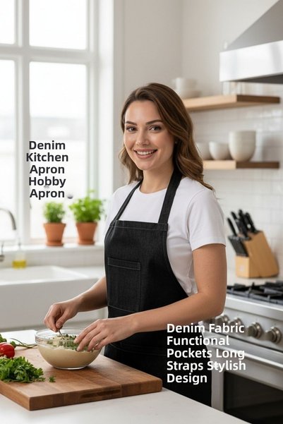 sevilya Kot Kitchen Apron Hobby Apron