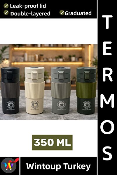 Wintoup # Thermos Camping Outdoor Picnic Office Everyday Leak-Proof Double La...