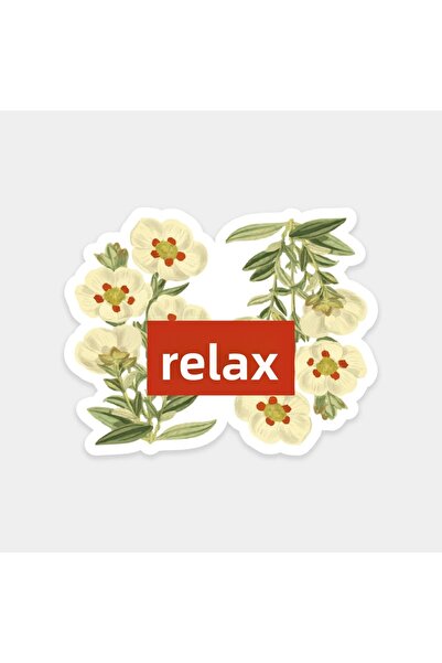 The Sticker Story. ملصق زهور مهدئة