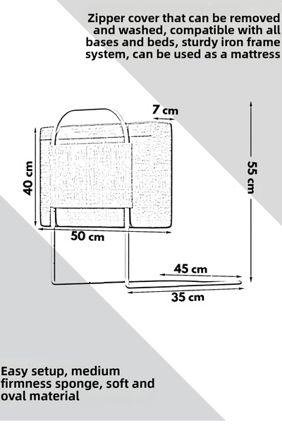 MİRALAY New Generation Bed Barrier 50 X 40 Pink Zigzag Single