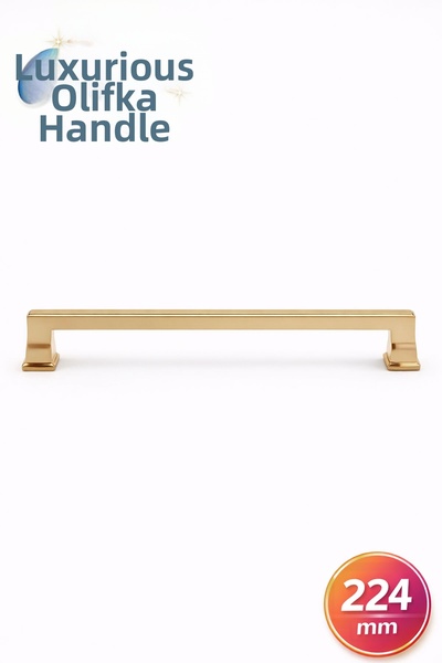 Badem10 LUX OLİFKA Albrifin Λαβή Συρταριού 224 mm Μοντέρνα Κομψή Σχεδίαση Ανθ...