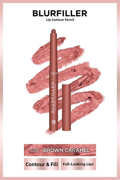 L'Oreal Paris Blurfiller Lip Contour Pencil - 535 Brown Caramel