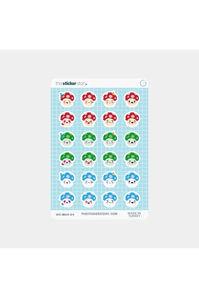The Sticker Story. سلسلة مينيس أيكون من ماركة مانتار