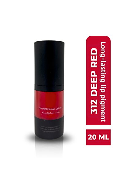 PSD Kozmetik Professional 20ml 312 Deep Red Permanent Lip Makeup Pigment Pmu ...