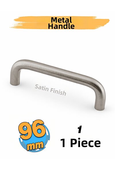 Badem10 Özen Metal (96 mm - 9,6 cm) Σατέν Χρώμα Έπιπλα Κουζίνας Συρτάρι Ντουλ...