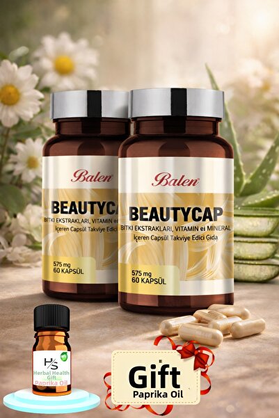 Balen 2 Pieces of Beautycap Capsules Containing Plant Extracts, Vitamins and ...