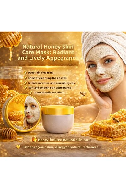 SETBEAUTY قناع الطين الطبيعي للعناية بالبشرة بالعسل 350 جرام