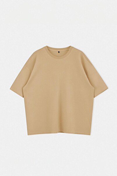 Trendyol Kollektion Übergroßes Nerz-T-Shirt in Übergröße/Weitem Schnitt TMNSS...