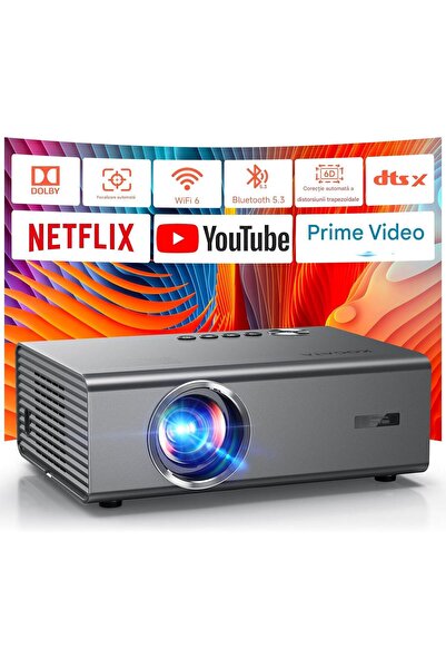 KOGAA Smart Video proiector cu Netflix integrat, HDR, focalizare automata KOG...