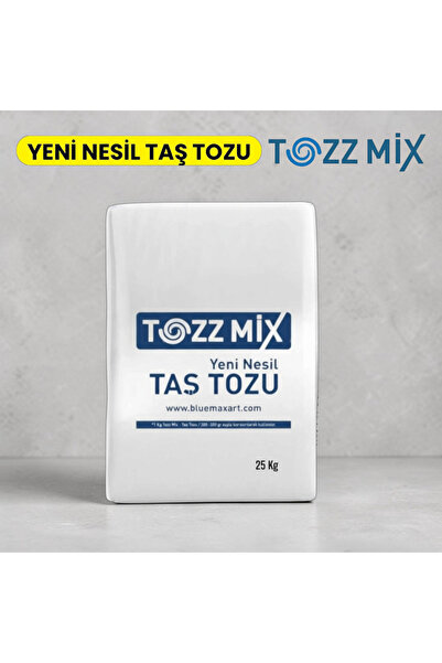 Blue Max Art Tozz Mix Döküm Tozu, Beton Harcı, Saksı Harcı, Taş Tozu, 25 Kg