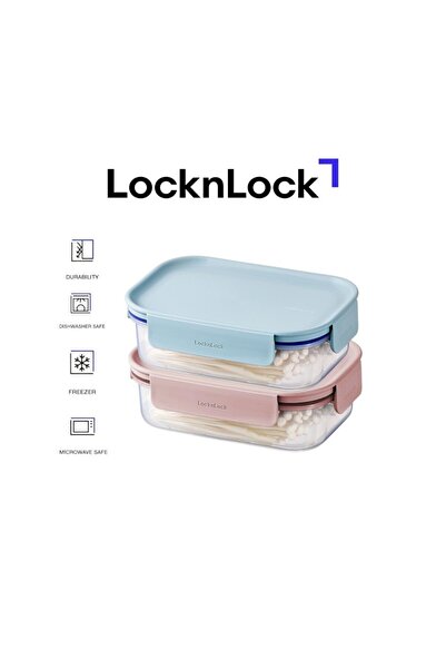 locknlock Classic Plus Rectangle Food Container 910ml (PACK of 2) – Airtight ...