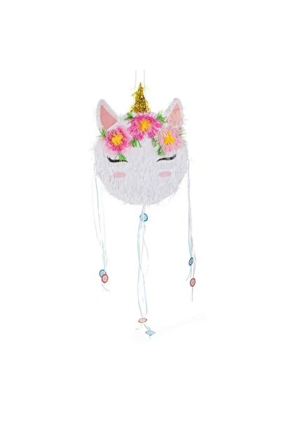 divendi-ro Pinata de petrecere, cap de unicorn, 35,5x8,5x50cm
