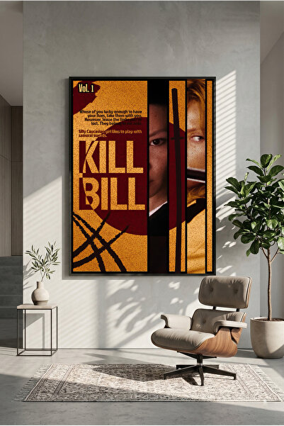 postercraft Kill Bill Vol 1 Poster Modern cu Ilustrații pe Panouri
