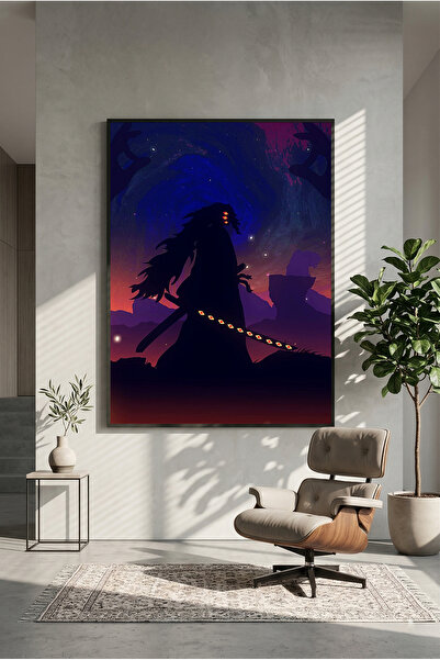 postercraft Poster de artă Demon Slayer Kokushibo, din lemn (fără ramă)