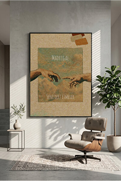 postercraft Poster din lemn cu pictură pe tabla, „Madrigal, nu-ți face griji”...
