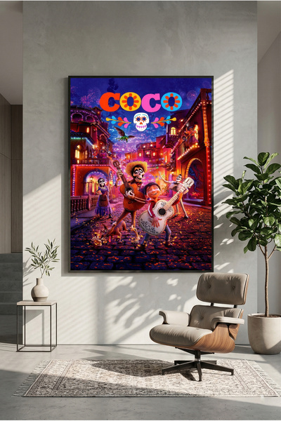 postercraft Poster de pictură pe panou modern Coco Animasyon