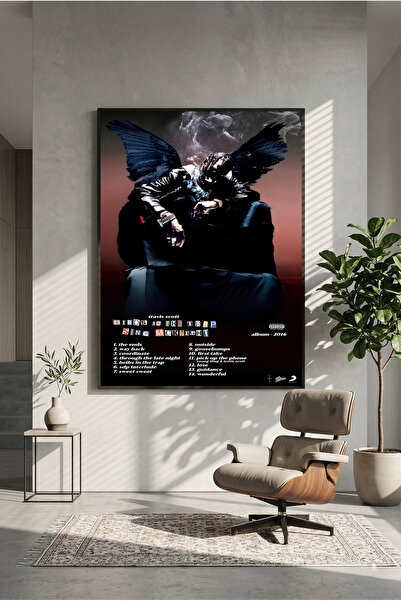 postercraft Травис Скот Птици в капаните Синг Макнайт Модерен арт постер с па...