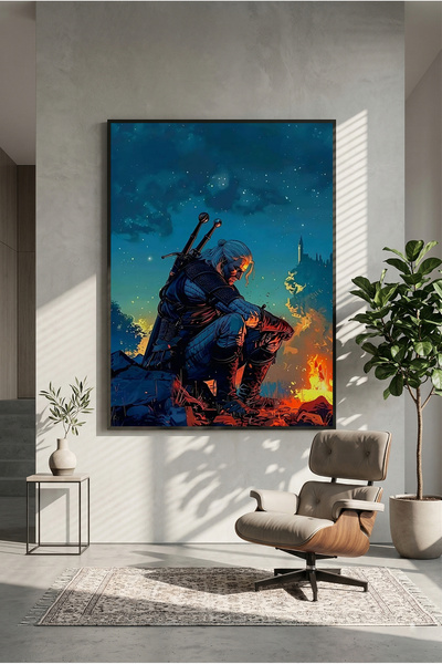 postercraft The Witcher Geralt of Rivia Poster modern tip tablou pe panou