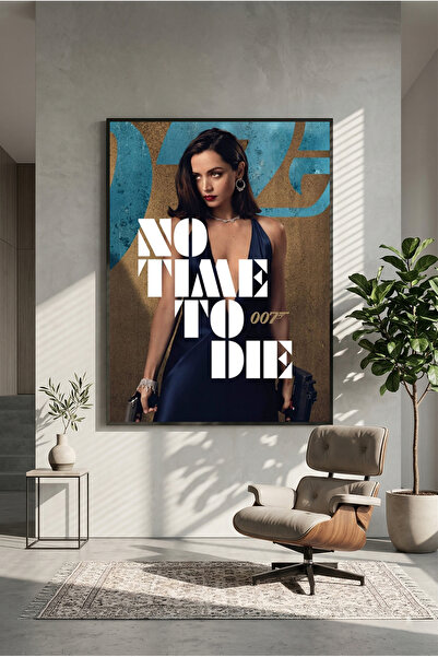 postercraft Ana de Armas Nema vremena za umiranje Drveni poster sa slikom (be...