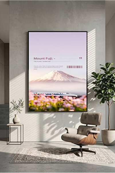 postercraft Planina Fudži, moderna umetnička slika na panelu, poster