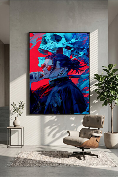 postercraft Poster din lemn cu icona Jujutsu Kaisen Suguru Geto (fără ramă)