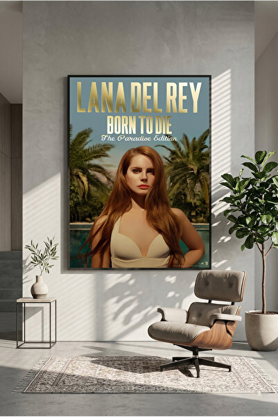 postercraft Poster din lemn pentru albumul Born to Die al Lanyei Del Rey (făr...