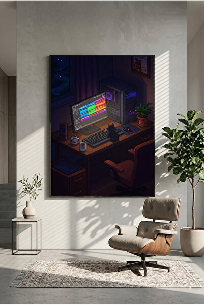 postercraft Studio Chill Artă cu Pisici Poster Modern pe Panou